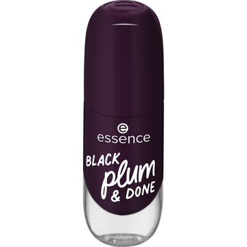 essence gel nail colour 84 BLACK plum & DONE 8ml